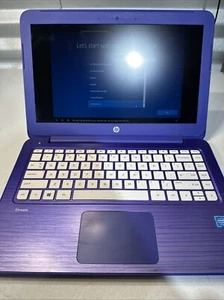 HP Stream púrpura modelo 13-c120nr Intel N3050 Ram 2 GB Win 10 sin cable de alimentación - Imagen 1 de 8