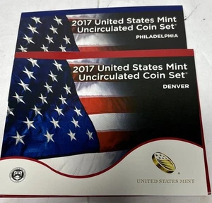 2017 United States Mint Uncirculated Coin Philadelphia and Denver Set 20 Coins - Picture 1 of 3