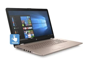 *RARE* PINK HP 17-BS027CY 17.3" 1600x900 TOUCH I5-7200U 16GB 256GB SSD rose gold - Picture 1 of 2