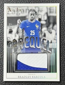 2024-25 Panini Noir Bradley Barcola Patch France 10/10 1/1 - Picture 1 of 2