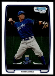 2012 Bowman Chrome Prospects Cheslor Cuthbert #BCP58 Kansas City Royals - Picture 1 of 2