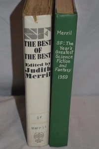 The Year's Best Science Fiction Judith Merril 1959 & 1967 Ex-Library 1st Prints - Imagen 1 de 13