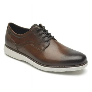 Rockport Men's Garett Plain Toe Oxford Cognac CH4295 US SIZE 11M - Picture 1 of 2
