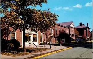 Vintage 1962 DePauw University Memorial Union Buchhandlung Postkarte Greencastle IN - Bild 1 von 2
