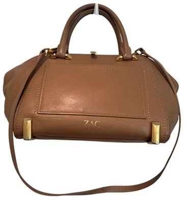 Bolso de Mano Zac Posen Daphne Sachel Cuero Rubor Bandolera Bolso Mango Descolorido Foto 1 de 4