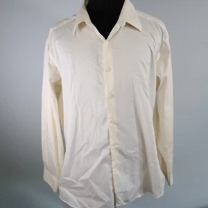 Claiborne Shirt Mens 18 36/37 Modern Fit Easy Care Button Up Striped Long Sleeve - Picture 1 of 8