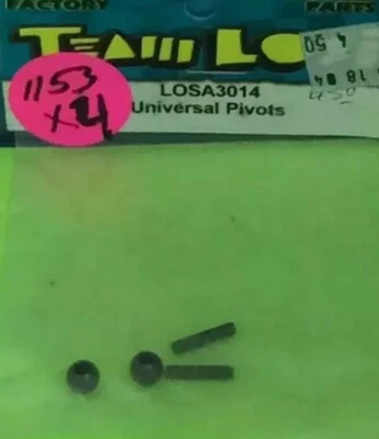 Team Losi LOSA3014: Universal Pivots NewInPackage Shipped - Image 1 of 2
