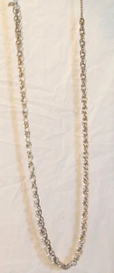 Kunstperle & Gold Metallkette Doppelstrang 42" Halskette - Bild 1 von 4
