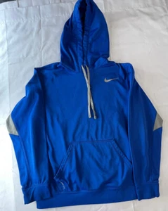 Nike Therma-Fit Para Hombres Azul Gris Manga Larga Sudadera con Capucha Cordón Talla M - Imagen 1 de 11