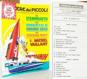 Courier De Pequeños - Año Lxiii - N. 59-60 29-18 Julio 1971 - Michel Vaillant - Imagen 1 de 5