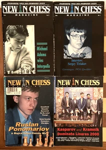 Chess: "New In Chess Magazine" Lot of 4 Vintage Issues 1992, 1994, 1999, 2000 - Picture 1 of 24
