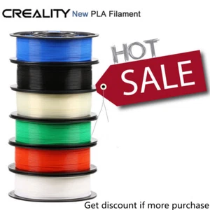 Filamento de impresora 3D Creality PLA 1,75 mm 1 kg/2,2 libras material de carrete EE. UU. - Imagen 1 de 34