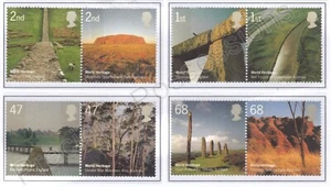GB MNH SET DE SELLOS 2005 Patrimonio de la Humanidad SG 2532-2539 UMM - Imagen 1 de 1