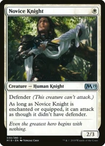 4 Novice Knight 4x x4 - NM - Core Set 2019  SPARROW MAGIC - Picture 1 of 1