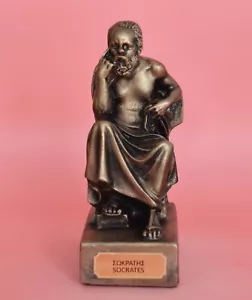 Socrates Greek Philosopher small statue - Western Philosophy - Plato Aristotle - Picture 1 of 5