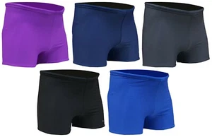 ACCLAIM Fitness Albany Boxer Trunks Boys Nylon Lycra Swimming Sport Seconds - Picture 1 of 29