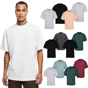 Urban Classics Camiseta Alta 2-Pack Para Hombre De Algodón Jersey Cuello Redondo - Imagen 1 de 69