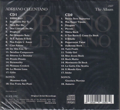 Adriano Celentano - The Album - 2 CD -  (NEU/OVP in Folie) - Bild 1 von 2