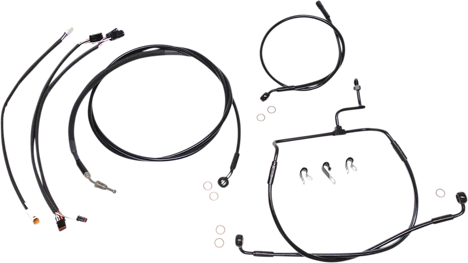 Kit de cables de control XR negro 486 2017-2019 para Harley Street Glide EFI FLHX MAGNUM Foto 1 de 1