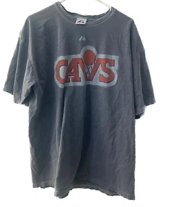 Cleveland Cavaliers Hardwood Classics T-Shirty by Majestic, Men's 2XL, Cavs blue - Picture 1 of 7