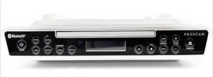 PROSCAN ELITE under Counter CD Player with Clock Radio and Bluetooth Silver - Picture 1 of 2