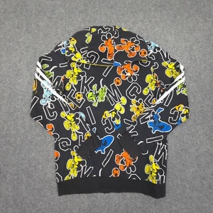 adidas Jumper kids SMALL black cotton hoodie mickey mouse fleece winter Size S - Picture 1 of 9