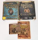 Baldur's Gate Big Box PC Game Lot II Shadows of Amn Throne of Bhaal CD-Rom