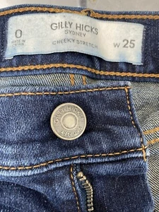 GILLY HICKS SYDNEY Women's Size 0 W25 Distressed Jean Shorts - Picture 1 of 8