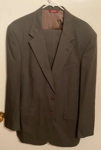 Corbin Men’s Suit 100% Wool Size 38 Waist 30 Inseam - Picture 1 of 8
