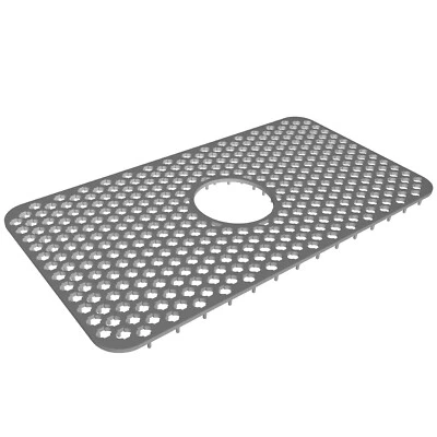 Silicone Grid Sink Mat Protectors Kitchen Sink Protector Dishwasher Safe w/Drain - Image 1 of 4