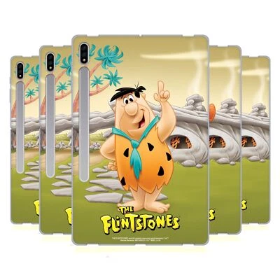 OFFICIAL THE FLINTSTONES CHARACTERS SOFT GEL CASE FOR SAMSUNG TABLETS 1 - Image 1 of 4
