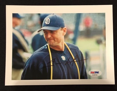 FOTO FIRMADA POR TREVOR HOFFMAN AUTOGRAFIADA 6x8 PSA/ADN SAN DIEGO PADRES ¡¡AUTO HOF!!! Foto 1 de 3