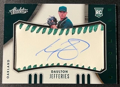 2021 ABSOLTE DAULTON JEFFERIES BASEBALL AUTOGRAPH ROOKIE CARD #5/5 - Image 1 of 2
