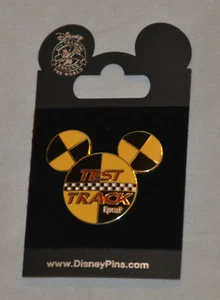 New! 2002 Walt Disney World - EPCOT - Test Track Mickey Head Logo Icon PIN - Picture 1 of 4