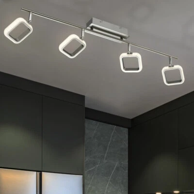 LED Spot Soffitto Luce Ospiti Camera Faretto Mobile Corridoio Cromo Lampada - Immagine 1 di 4