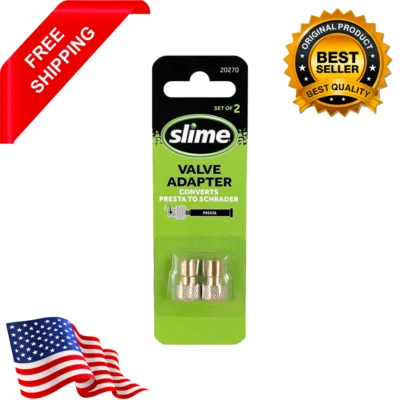 Slime 20270 Bicycle Tire Valve Adapter Presta to Schrader (Standard) - Image 1 of 3