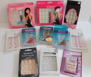 Konvolut künstliche Fingernägel 202 Stück, versch. Motive im Set - Bild 1 von 4