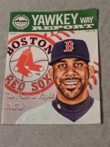 April 2016 Yawkey Way Report Boston Red Sox Program Scorecard David Price - Picture 1 of 1