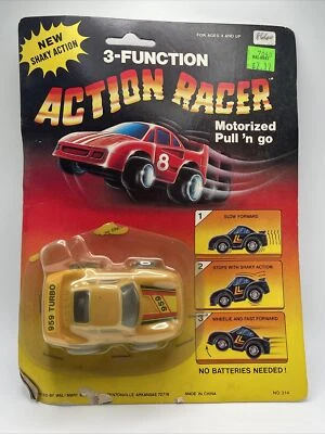Porsche Turbo Action Racer Motorizado Pull 'N Go No. 3 Funciones 314 Foto 1 de 4
