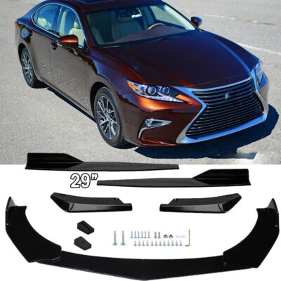 For Lexus ES350 ES500 Front Bumper Lip Chin Spoiler Splitter Body Kit+Side Skirt - Изображение 1 из 4
