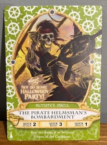 Disney Sorcerers of the Magic Kingdom Pirate Helmsman - Halloween Party Card 05 - Picture 1 of 3