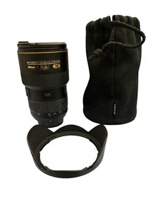 Nikon Nikkor AF-S 16-35mm f4 G VR ED Lens With Hood Caps Storage Pouch - Picture 1 of 7