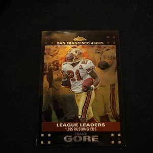 Frank Gore 2007 Topps Chrome #TC42 San Francisco 49ers League Leaders 1695 YDS - Picture 1 of 2