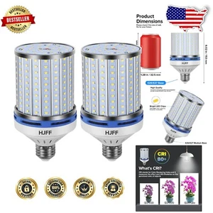 700W Equivalent LED Corn Bulb, 2-Pack - Instant Bright 11000 Lumen Light - Picture 1 of 8