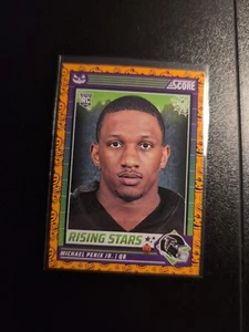 2024 Panini Score-A-Treat Michael Pennix Jr. RC #39 Pumpkin Parallel Atlanta... - Picture 1 of 2