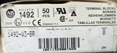 (9) boxes Allen Bradley feed-through terminal blocks, Bulletin 1492 - Image 1 of 4