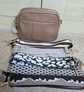 Pom Pom London Mayfair / Original Plus Bag Latte & Straps - Picture 1 of 10