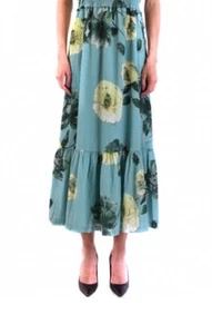 Pinko Maxi Skirt Floral Print Tiered Bohemian Boho Feminine size 10 - Picture 1 of 10