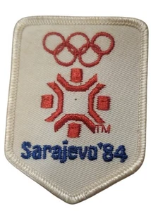 Parche de tela de recuerdo de los Juegos Olímpicos 1984 Sarajevo Juegos de invierno XIV - Imagen 1 de 2