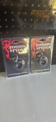 Lámpara marcadora LED Poison Spyder 3/4 3 cables transparente/ámbar Foto 1 de 2